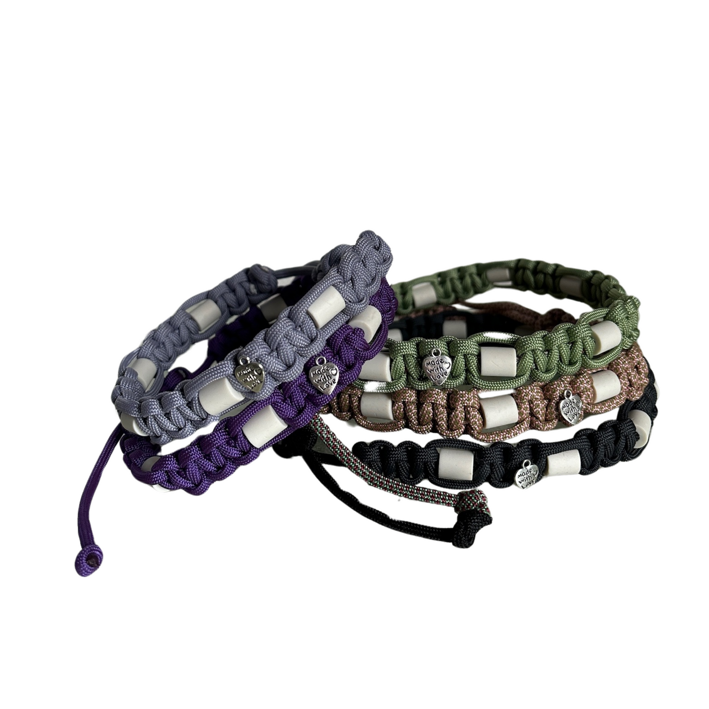 Zeckenhalsband aus Paracord mit EM Keramik – Natürlicher Zeckenschutz für Hunde